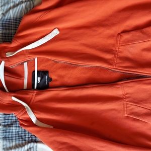 G Star Raw Light Red Zip Hoodie